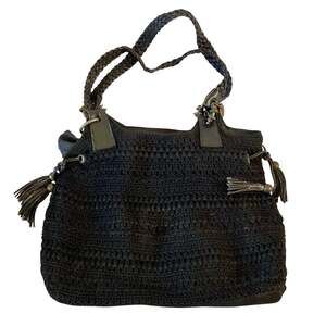 Vintage The Sak Hand-Crocheted Shoulder Bag